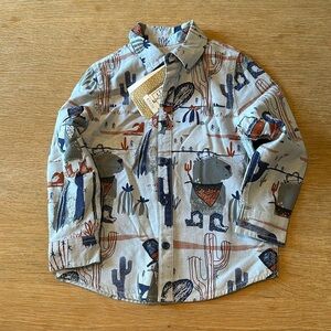 Toddler Cowboy Button Up